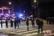 温州约200名海军陆战队士兵进驻洛杉矶 开始执行警戒守卫任务