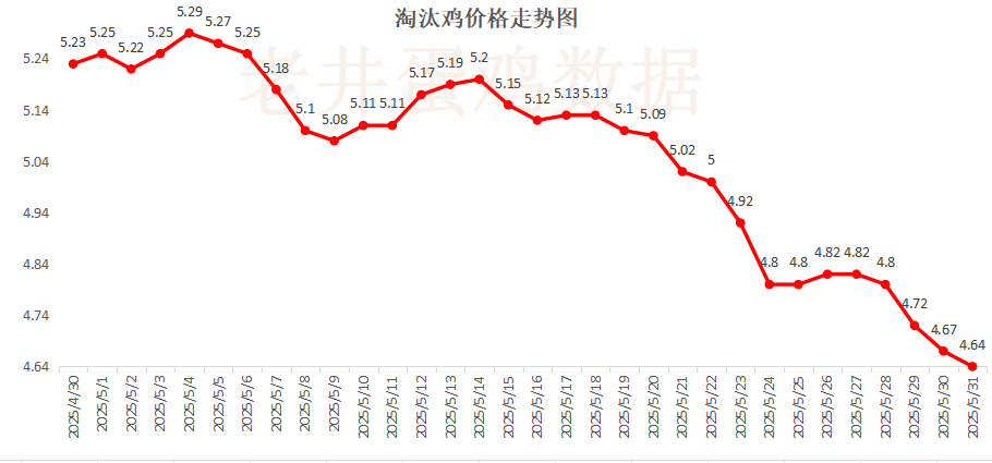 老井扯鸡蛋：昨日全国鸡蛋均价下跌 、淘汰鸡均(🚔)价稳中有跌！